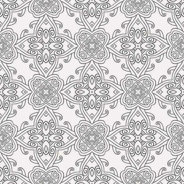 Kaligrafi elemanları ile Dikişsiz dekoratif desen