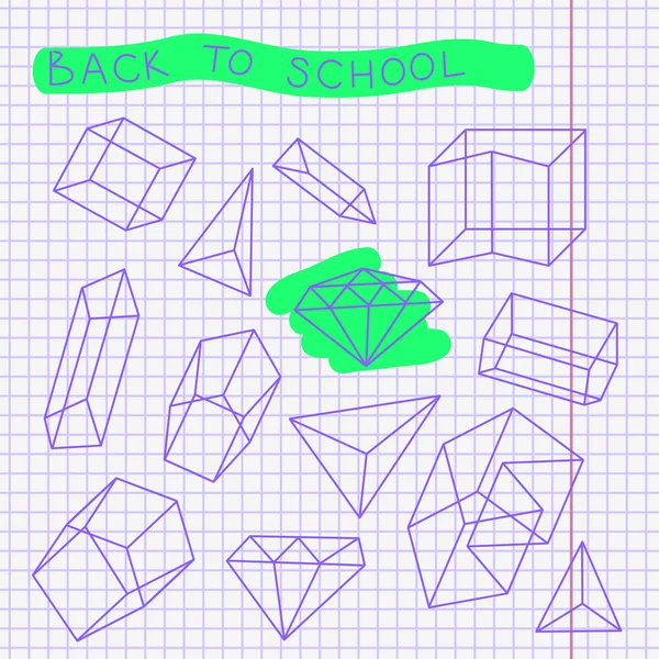 kare içinde defter kağıt üzerinde elle çizilmiş kroki