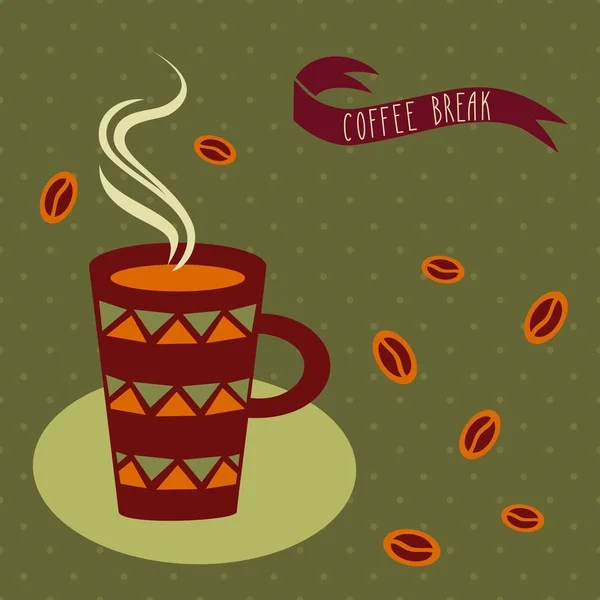 Coffee Break — Stock Vector