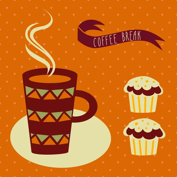 Coffee Break — Stock Vector