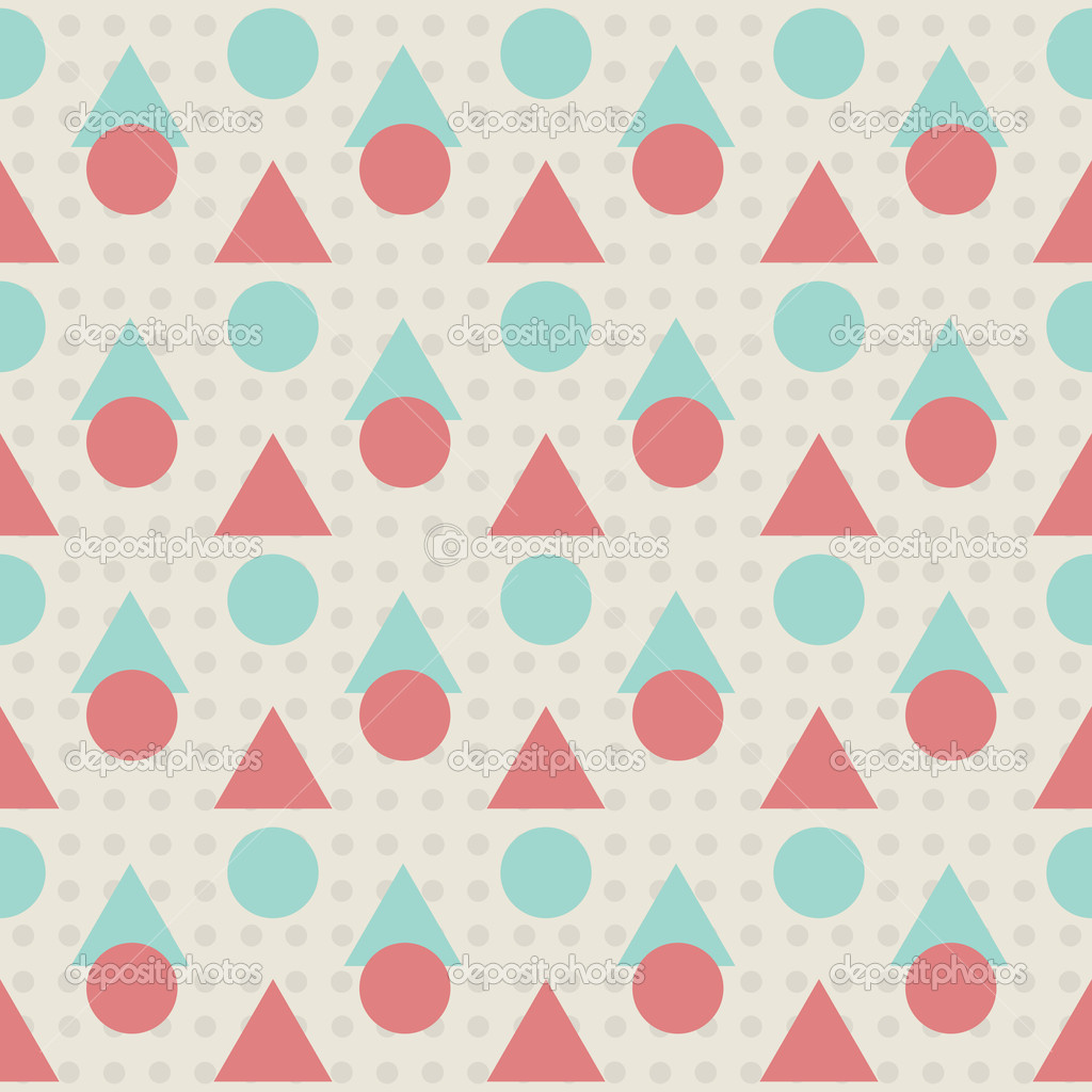 fondo abstracto con diferentes figuras geométricas — Vector de stock