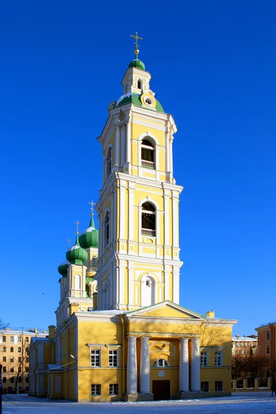 Cerkiew Zwiastowania NMP w zimowe wieczory — Zdjęcie stockowe