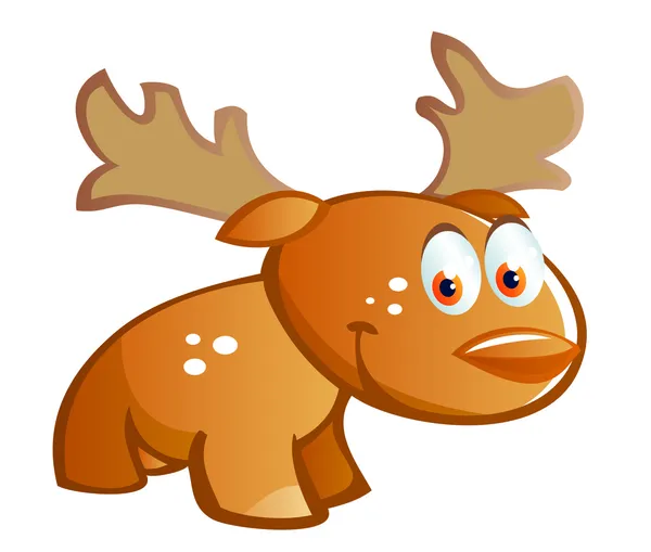 Baby deer cartoon — Stock vektor