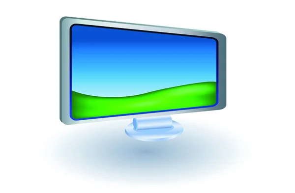Monitor-Fernseher — Stockvektor
