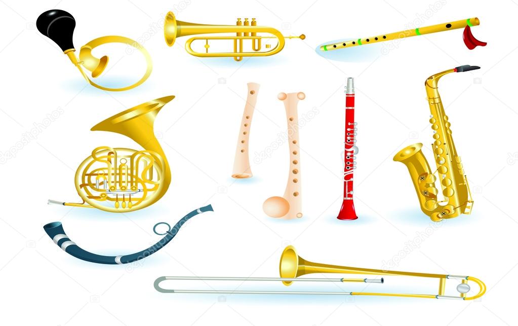 Set of musical instruments