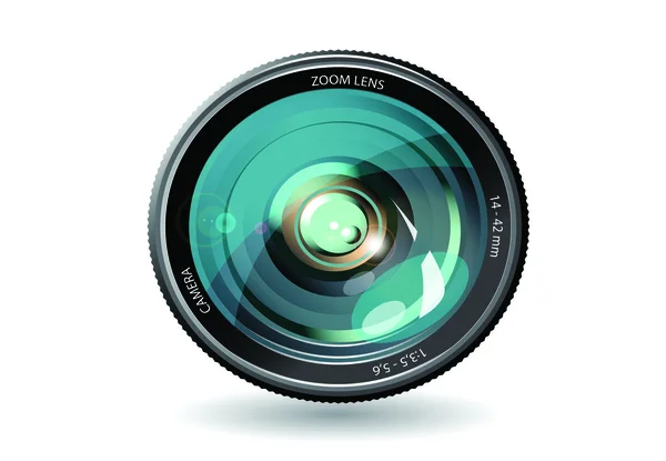 Photo lens — Stock Vector