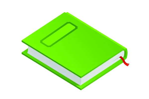 Libro verde — Vector de stock