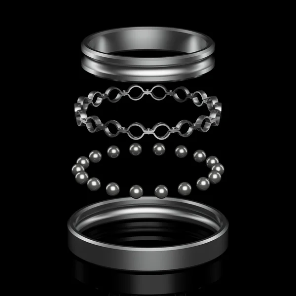 Ball bearing structure — Stock Photo, Image