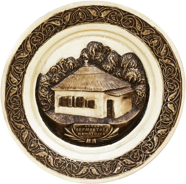 Dekoratif tabak Lermontov'un evi