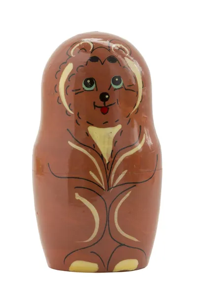 Matryoshka as a bear — Stock Photo, Image