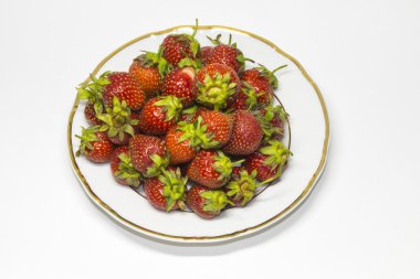 çilek plaka, üstten görünüm