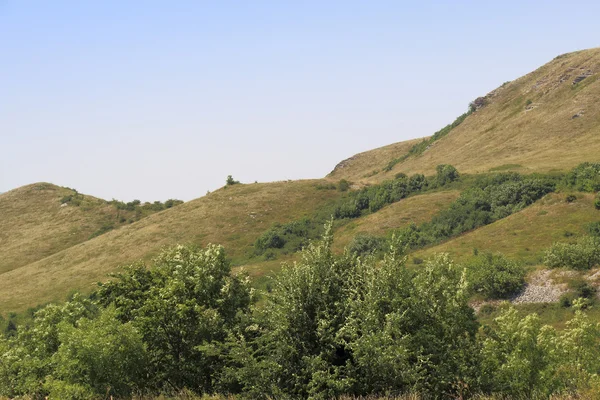 Panorama dobývky poblíž mountain Lisaya — Stock fotografie