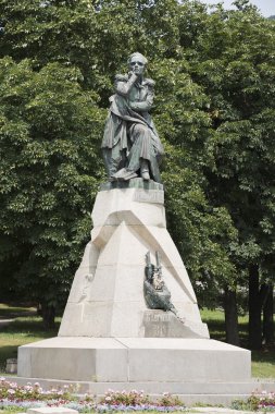 anıt şair Lermontov'un içinde pyatigorsk, Rusya Federasyonu