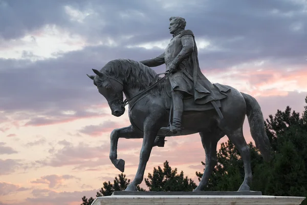 Pyatigorsk, Rusia, monumento al general imperial ruso Yermolov — Foto de Stock