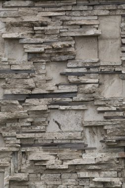 bir kabuk rock duvar