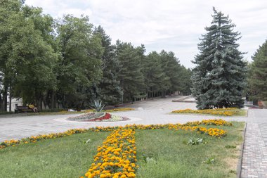 Sokakta Pyatigorsk, Rusya'da Lenin Meydanı'na