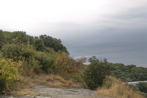 Вид з гори Goryachaya вранці (П'ятигорську, рос. — стокове фото