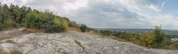 Вид с горы Горячая (Пятигорск, Россия) ) — стоковое фото