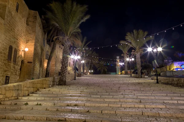 Old Jaffa in der Nacht. Deutschland — Stockfoto