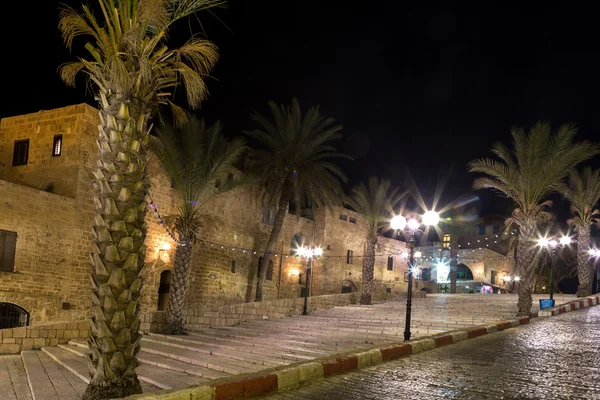 Old Jaffa at night . Israel — Stock Photo, Image