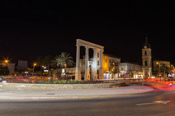 Vieux Jaffa la nuit. Israël — Photo