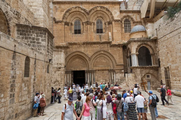 Church of the Holy Sepulcher .Jerusalem .Israel — Stock Photo, Image