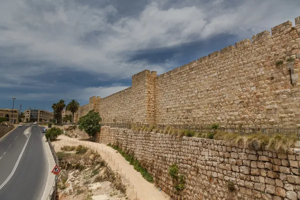 De muren van Jeruzalem Stockfoto