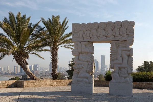 Old Jaffa. Gates of happiness .Israel. — Stock Photo, Image