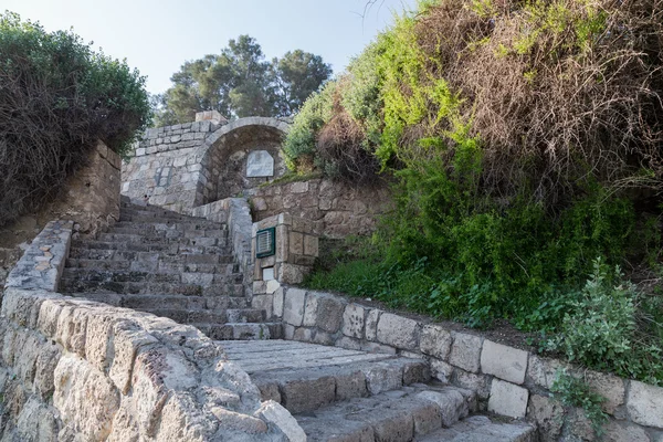 Escaleras de piedra en Jaffa Viejo — Foto de Stock