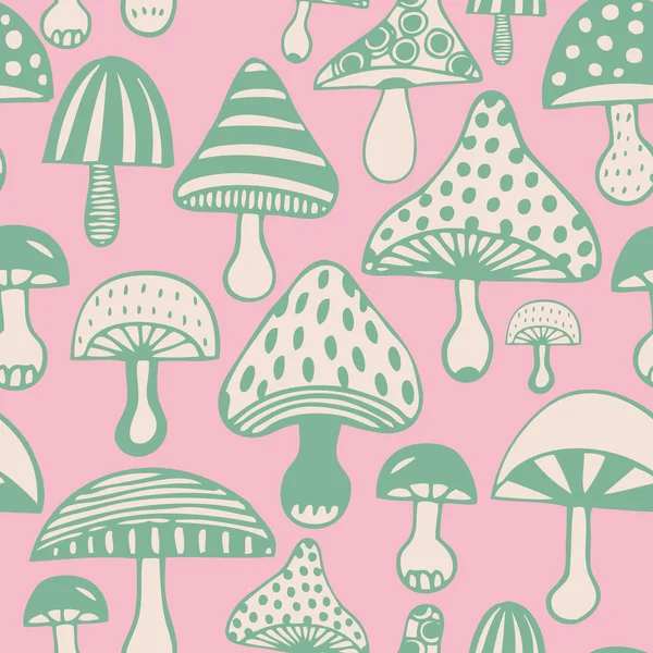 Dekoratif mantar deseni