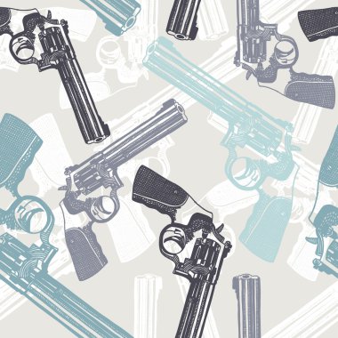 vektör seamless modeli Guns