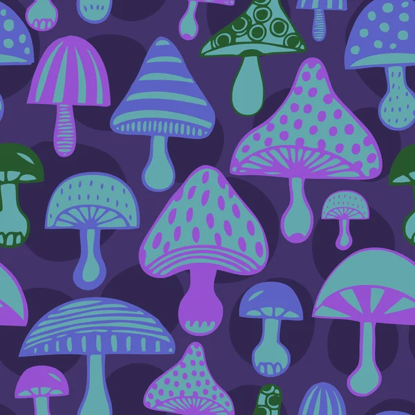 Dekoratif mantar deseni