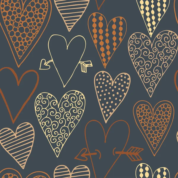 vektör dekoratif kalpleri ile seamless modeli