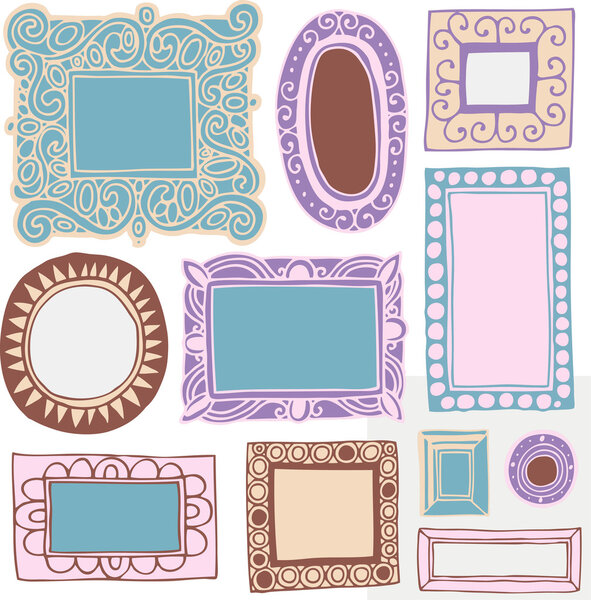 Vintage picture frames and photo frames