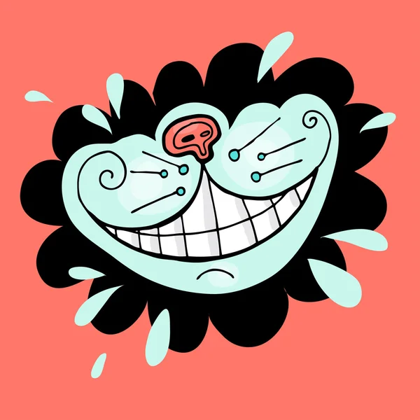 cheshire cat tale için gülümseme alice harikalar diyarında