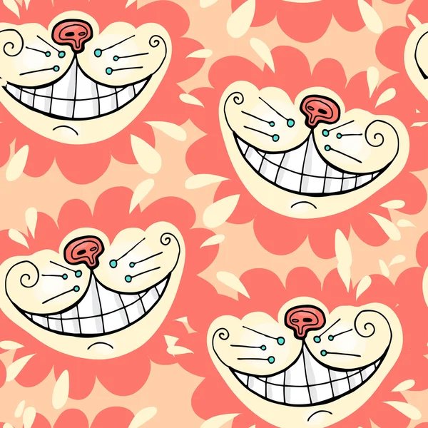 cheshire cat tale için gülümseme alice harikalar diyarında