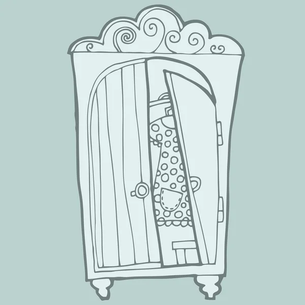 antika gardırop odası