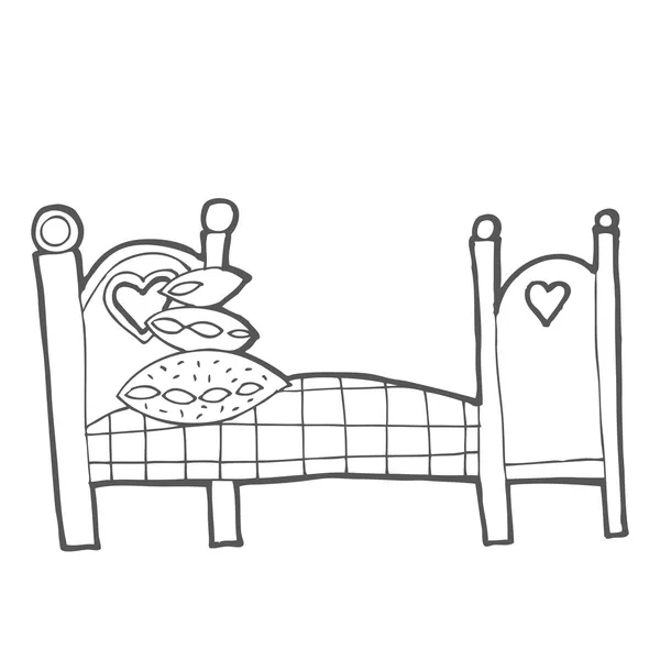 ᐈ Cama dibujo imágenes de stock, vector levantarse dela cama para