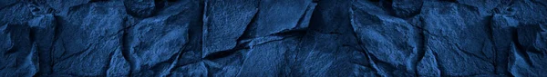 Texture Rocciosa Tonica Sfondo Pietra Blu Navy Con Spazio Copia — Foto Stock