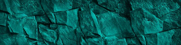Getönte Gesteinsstruktur Nahaufnahme Dunkler Steinhintergrund Mit Kopierraum Für Design Breites — Stockfoto