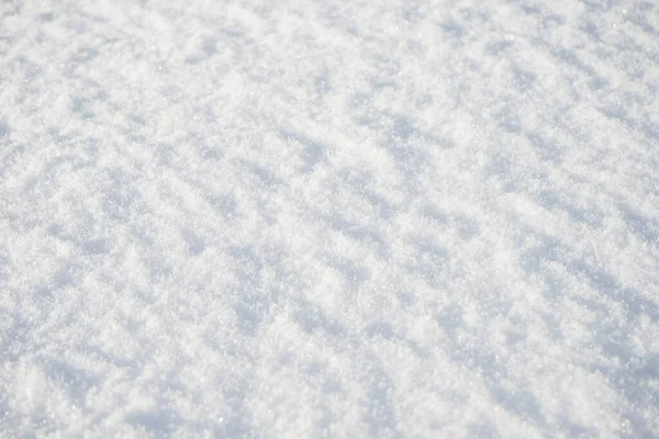 Neve Naturale Sfondo Astratto Bianco Inverno Fondo Superficie Neve Con — Foto Stock
