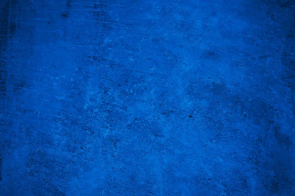 ネイビーブルーのラフな背景 調子はどう 古い傷の壁の表面 デザインのためのコピースペースと青の具体的な背景 — ストック写真
