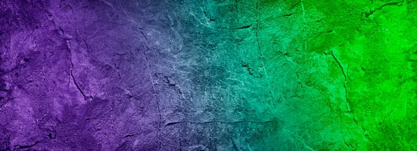 Magenta Verde Turquesa Púrpura Gradiente Abstracto Tonificado Textura Superficie Piedra — Foto de Stock