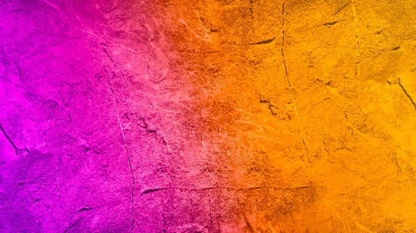 Amarillo Naranja Magenta Púrpura Gradiente Textura Superficie Piedra Pintada Fondo — Foto de Stock