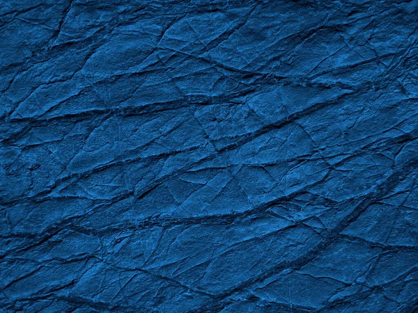 Azul Marinho Fundo Abstrato Textura Superfície Rocha Dentada Com Rachaduras — Fotografia de Stock