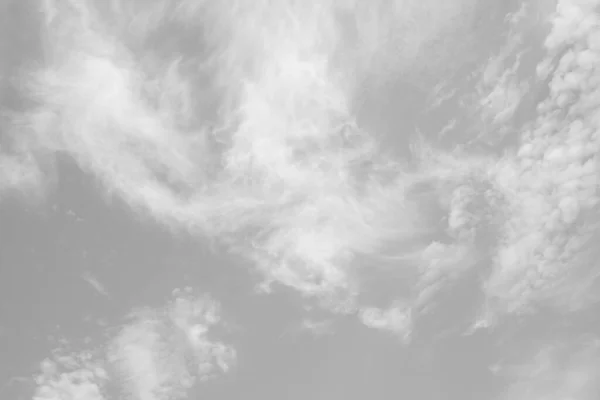 Чорно Біле Небо Круговими Хмарами Абстрактний Елегантний Світло Сірий Фон — стокове фото