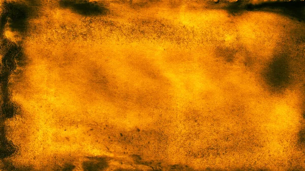 Fekete Narancs Sárga Piszkos Felületi Textúra Zaklatott Háttér Másolási Hellyel — Stock Fotó