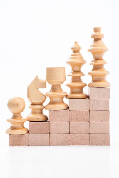 金融木下棋的情形 图库图片