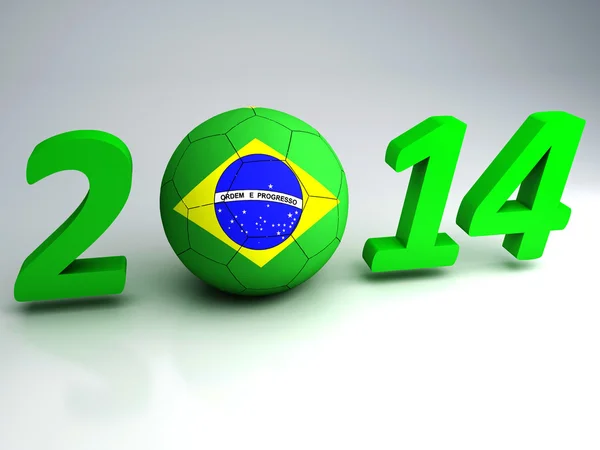 Footbal Brasil 2014 — Fotografia de Stock