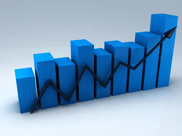 Gráfico de negocios — Foto de Stock